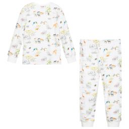 My Little Pie-بيجاما قطن سوبيما لون عاجي بطبعة ملونة | Childrensalon Outlet