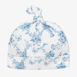 My Little Pie-Бело-голубая шапочка из хлопка супима | Childrensalon Outlet