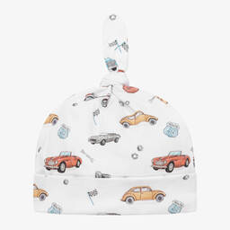 My Little Pie-White Supima Cotton Avenue Hat | Childrensalon Outlet