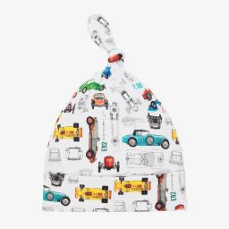 My Little Pie-White Supima Cotton Baby Hat | Childrensalon Outlet