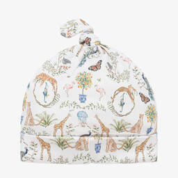 My Little Pie-White Supima Cotton Bohemian Hat | Childrensalon Outlet