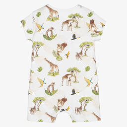 My Little Pie-Белый песочник из хлопка супима с животными | Childrensalon Outlet