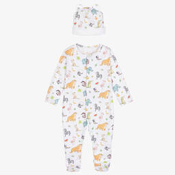 My Little Pie-White Zooland Babygrow & Hat Set | Childrensalon Outlet