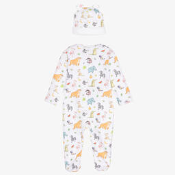 My Little Pie-White Zooland Babygrow & Hat Set | Childrensalon Outlet