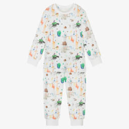 My Little Pie-Кремовая пижама из хлопка супима с принтом Laundry | Childrensalon Outlet