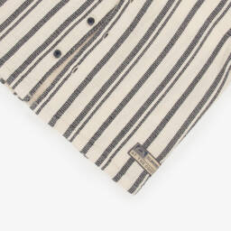 NAME IT-قميص مخطط بالبيج والأزرق للأولاد | Childrensalon Outlet