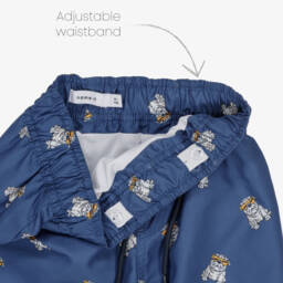 NAME IT-Плавки-шорты синие с собаками для мальчиков | Childrensalon Outlet