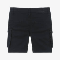 NAME IT-Boys Deep Blue Cargo Cotton Shorts | Childrensalon Outlet