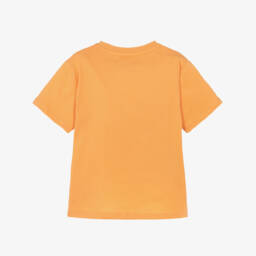 NAME IT-تيشيرت برتقالي للأولاد بطبعة ديناصور وزرافة | Childrensalon Outlet