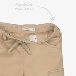 NAME IT-Boys Earthy Cotton Adventure Pants | Childrensalon Outlet