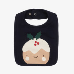 نيم إت-مريلة بنقشة احتفالية قطن عضوي لون كحلي | Childrensalon Outlet