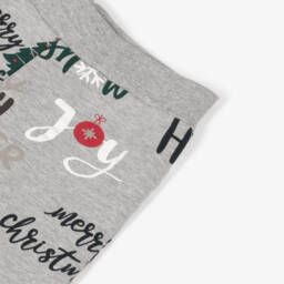 NAME IT-Boys Grey Christmas Joggers | Childrensalon Outlet