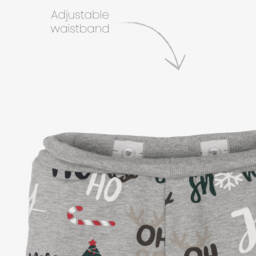 NAME IT-Boys Grey Christmas Joggers | Childrensalon Outlet