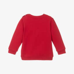 NAME IT-Boys Joyful Red Cotton Jumper | Childrensalon Outlet