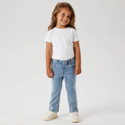 NAME IT-Джинсы клеш голубые для девочек | Childrensalon Outlet