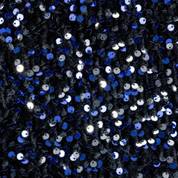 NAME IT-بنطلون مخمل أسود وترتر أزرق للبنات | Childrensalon Outlet