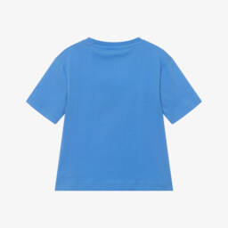 NAME IT-Girls Cotton Blue Flutter Tee | Childrensalon Outlet