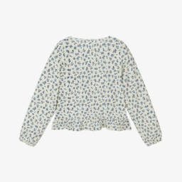 NAME IT-Блузка с рюшами и цветочным узором для девочек | Childrensalon Outlet