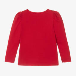 NAME IT-Girls Festive Red Minnie Top | Childrensalon Outlet