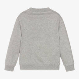 NAME IT-Серый хлопковый праздничный свитшот для девочек | Childrensalon Outlet