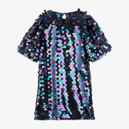 نيم إت-فستان ترتر لون بنفسجي وأسود | Childrensalon Outlet