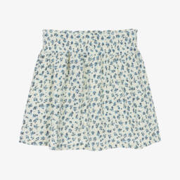 NAME IT-Кремовая юбка с цветочным узором для девочек | Childrensalon Outlet