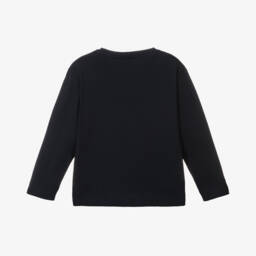 NAME IT-Girls Navy Festive Unicorn Top | Childrensalon Outlet