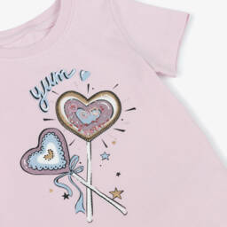 NAME IT-Girls Organic Pink Lollipop Tee | Childrensalon Outlet