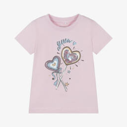 NAME IT-Girls Organic Pink Lollipop Tee | Childrensalon Outlet