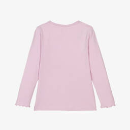 NAME IT-Girls Pink Cherry Pompom Knit Top | Childrensalon Outlet