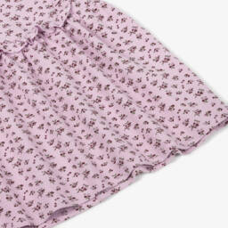 NAME IT-Платье из розового трикотажа с цветочным узором для девочек | Childrensalon Outlet