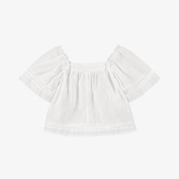 NAME IT-Girls Soft Plumeti Cotton Top | Childrensalon Outlet