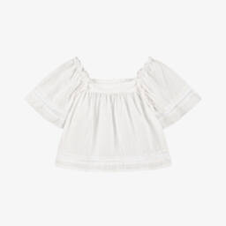 NAME IT-Girls Soft Plumeti Cotton Top | Childrensalon Outlet