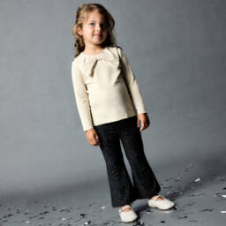 NAME IT-بنطلون أسود لامع للبنات | Childrensalon Outlet