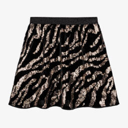 NAME IT-Girls Velour Skirt with Gold Sequins | Childrensalon Outlet