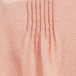 Nanos-Girls Pink Dress with Embroidered Overlay | Childrensalon Outlet