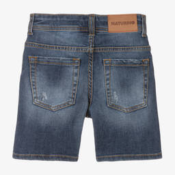 Naturino-Boys Blue Denim Shorts | Childrensalon Outlet