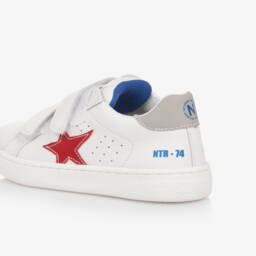 Naturino-Boys Leather Velcro Star Trainers | Childrensalon Outlet