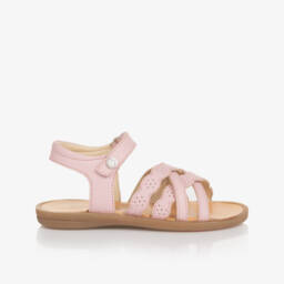 Naturino-Girls Blush Leather Footwear | Childrensalon Outlet