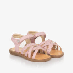 Naturino-Girls Blush Leather Footwear | Childrensalon Outlet