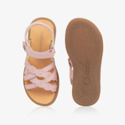 Naturino-Girls Blush Leather Footwear | Childrensalon Outlet