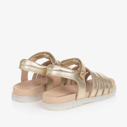 Naturino-Girls Gold Leather Sandals | Childrensalon Outlet