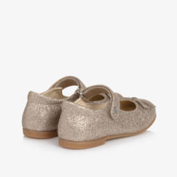 Naturino-Girls Radiant Gold Sparkle Flats | Childrensalon Outlet