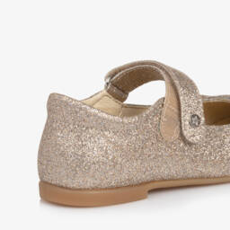 Naturino-Girls Radiant Gold Sparkle Flats | Childrensalon Outlet