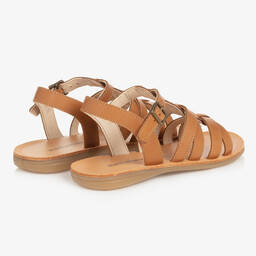 ناتورينو-صندل جلد لون بني | Childrensalon Outlet