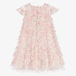 Needle & Thread-Платье из розового тюля с цветочным узором для девочек | Childrensalon Outlet