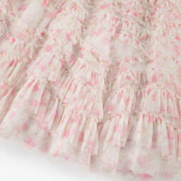 Needle & Thread-Платье из розового тюля с цветочным узором для девочек | Childrensalon Outlet