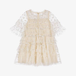 Needle & Thread-Элегантное кремовое платье с пайетками для девочек | Childrensalon Outlet