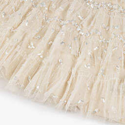 Needle & Thread-Элегантное кремовое платье с пайетками для девочек | Childrensalon Outlet