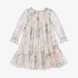 Needle & Thread-Платье из тюля с цветочным узором для девочек | Childrensalon Outlet